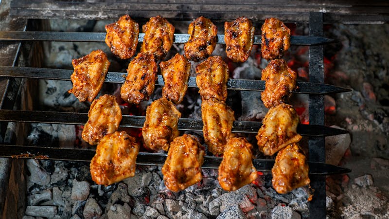 Extra hot ghost pepper wings East coast wings
